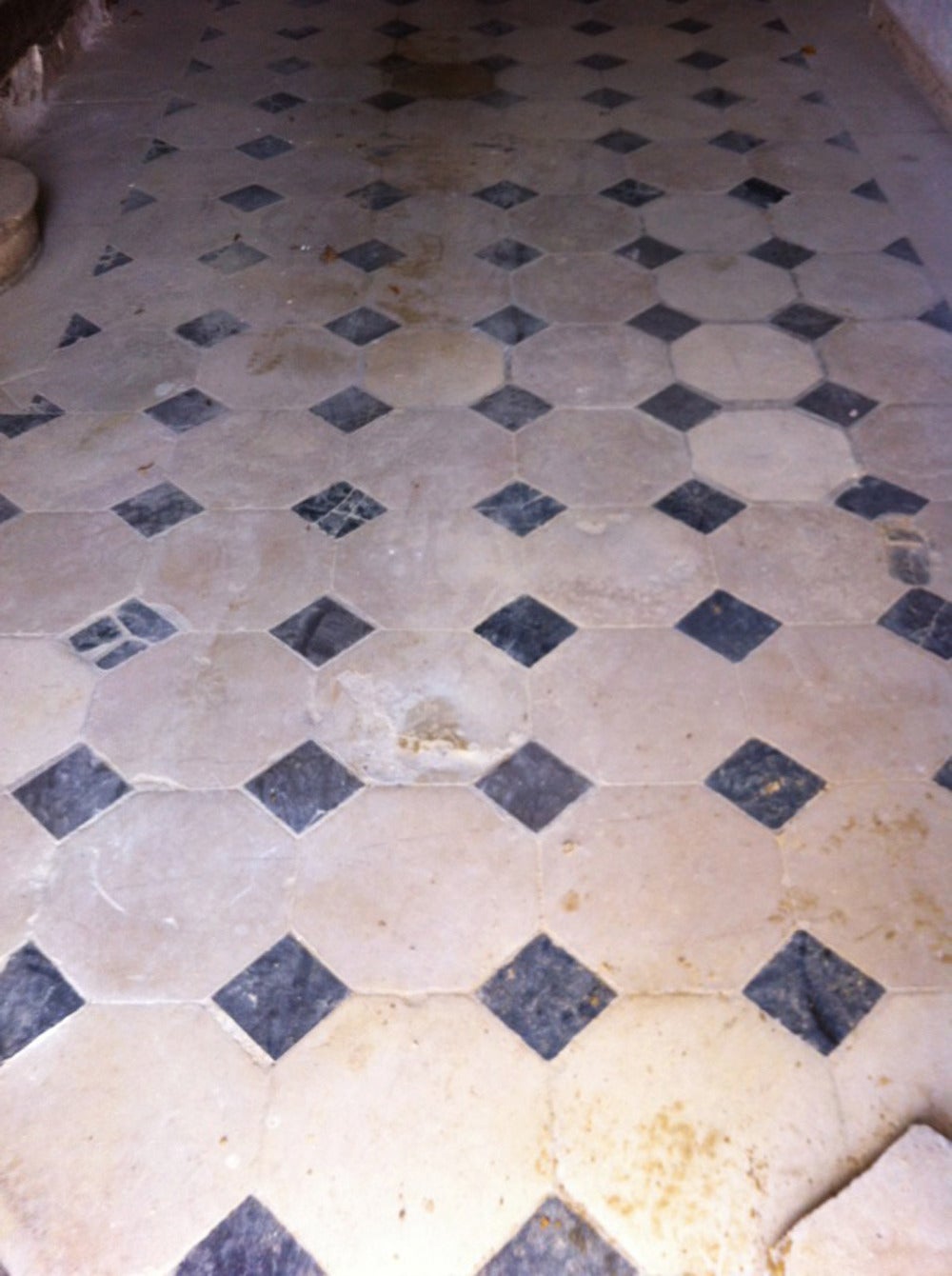 marble cabochon floor