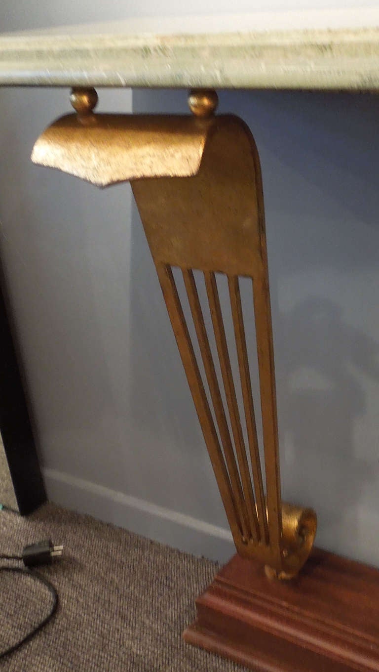 Mid-20th Century Art-deco Console Table