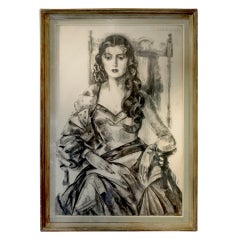 Charcoal drawing by Jean Vervisch