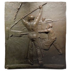 Wall ceramic by Odon Lallemand