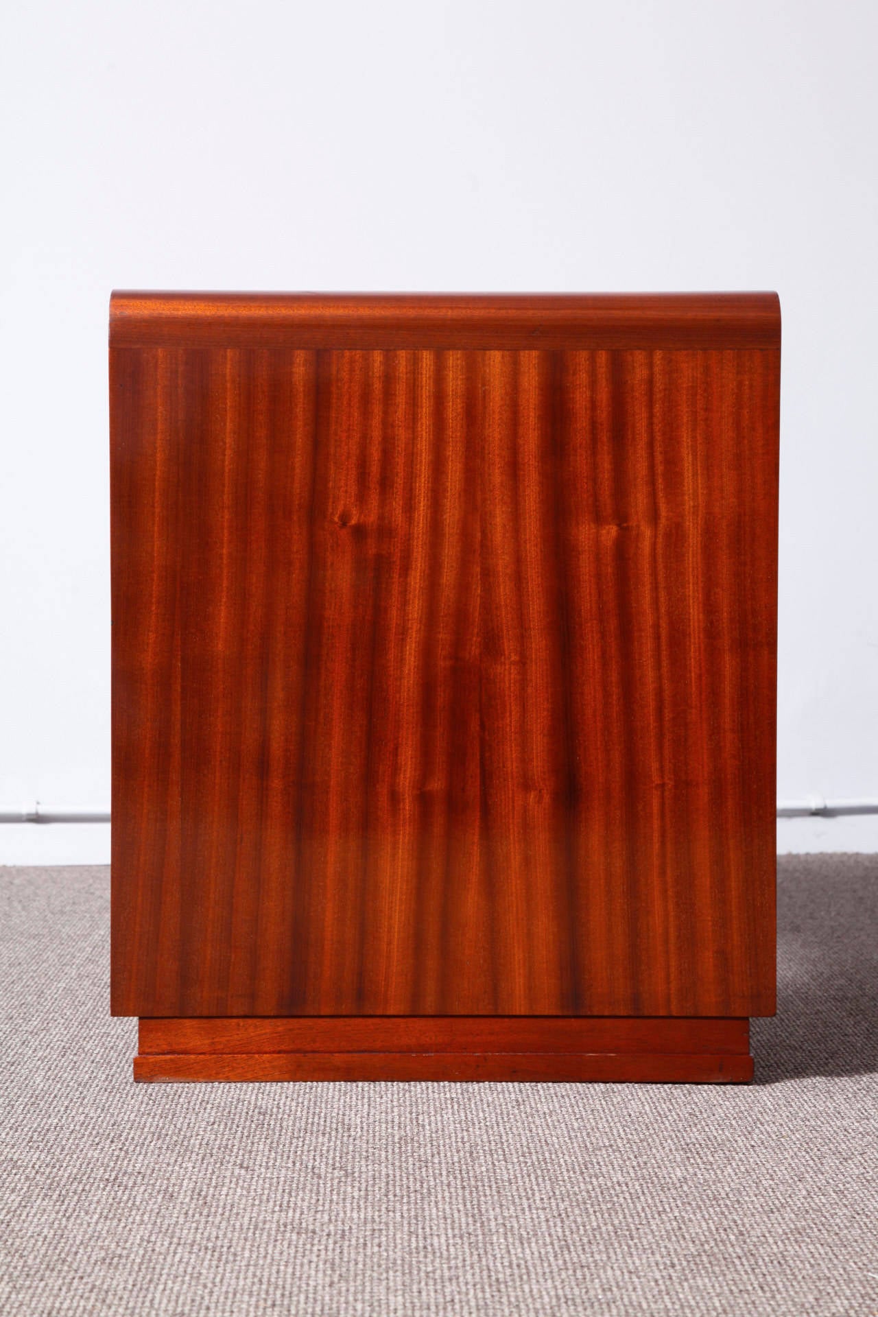 Mahogany Art Deco Console Table or Desk