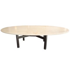 Exceptional marble topped table from Corbieau