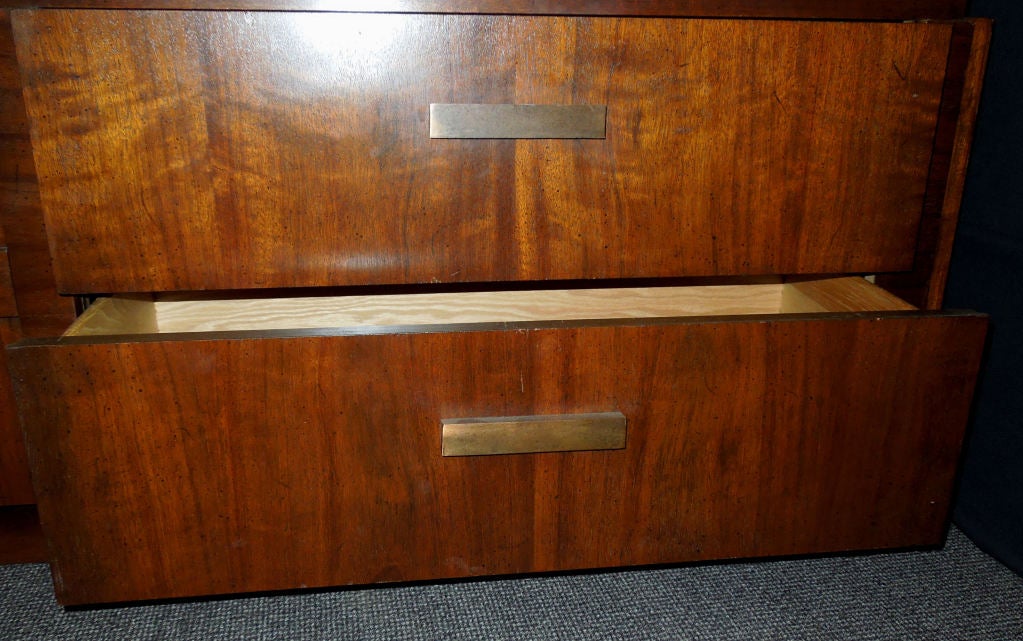 American walnut cabinet by Lane