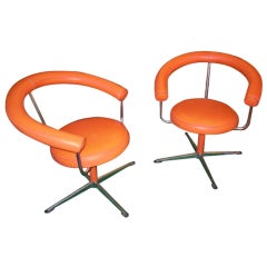 Pair of hungarian origin armchairs
