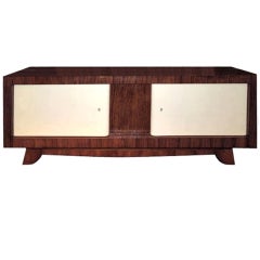 Rosewood veneered art-deco sideboard from 1930 Rosewood veneered art-deco sideboard from 1930