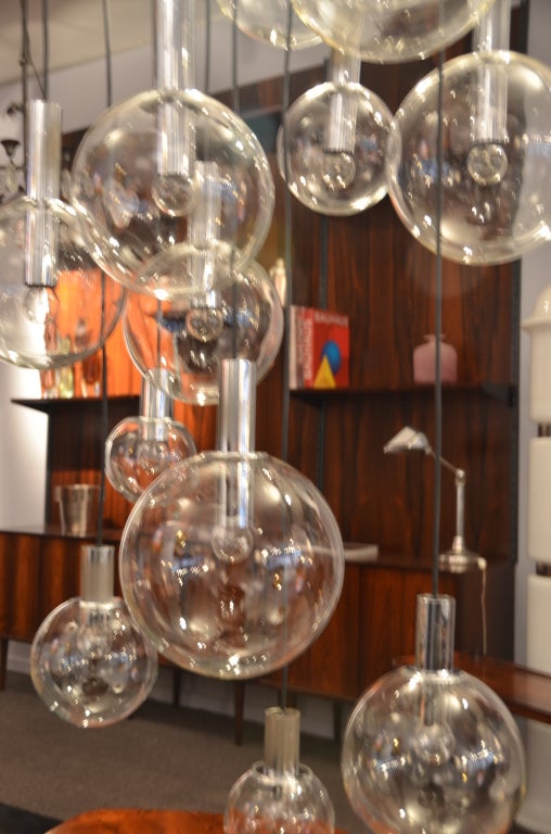 Exceptional Ceiling Fixture from Vico Magistretti In Excellent Condition For Sale In Brussels, BE