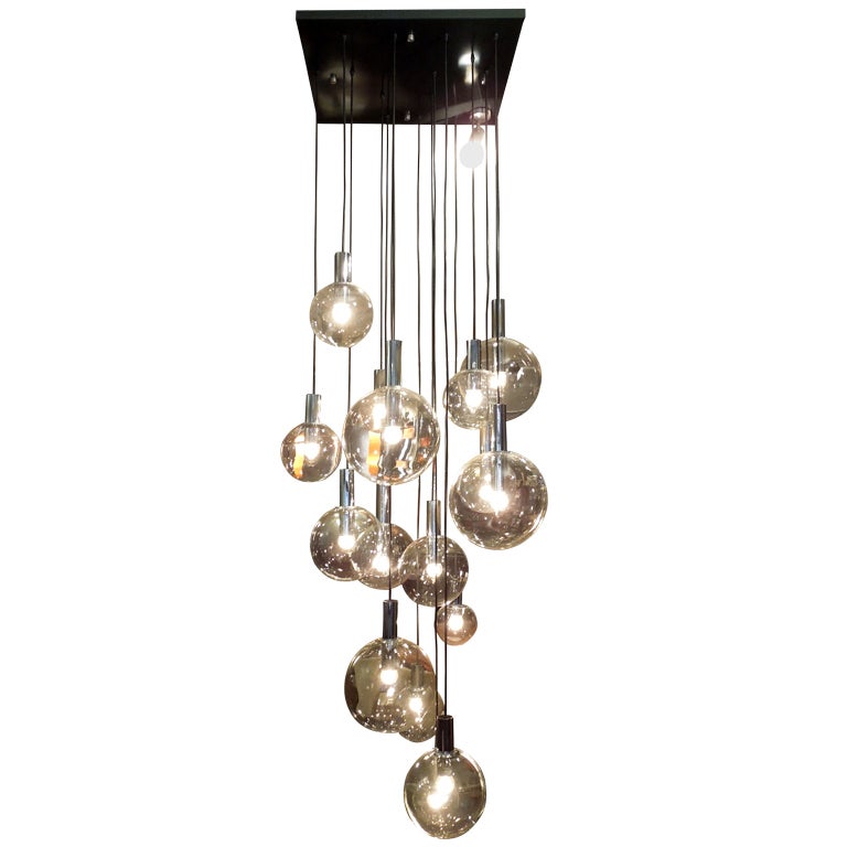 Exceptional Ceiling Fixture from Vico Magistretti For Sale