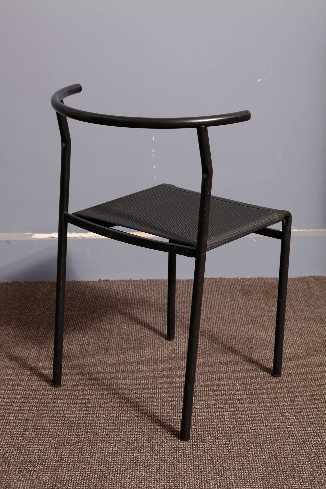 Industrial Set of 11 Café Chairs by Philippe Starck For Sale