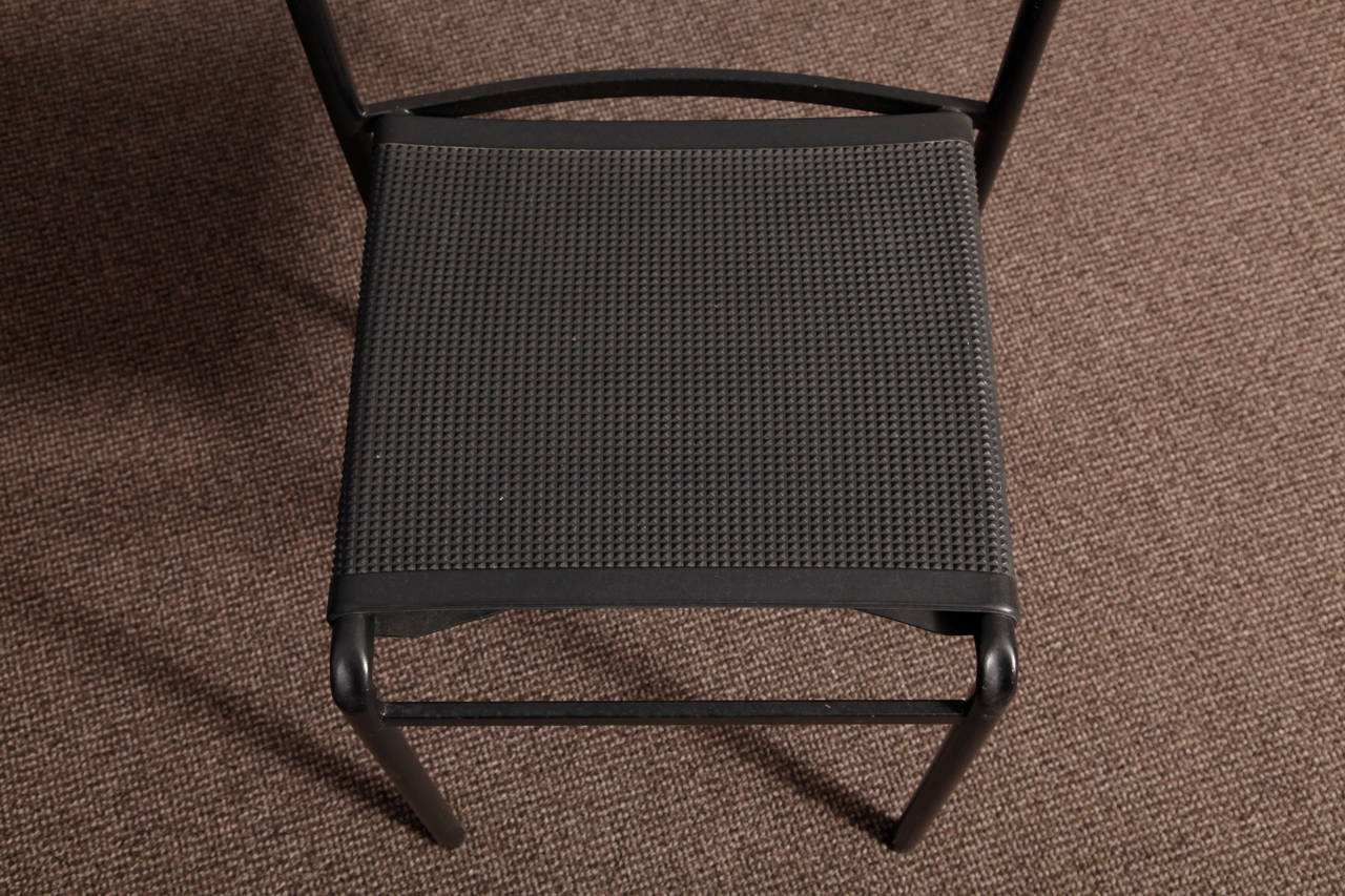 Rubber Set of 11 Café Chairs by Philippe Starck For Sale