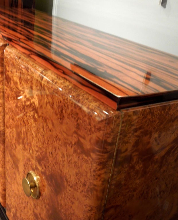 Walnut Art Deco Credenza