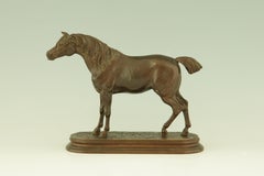 Antique Bronze Sculpture of a Horse by Jules Moignez
