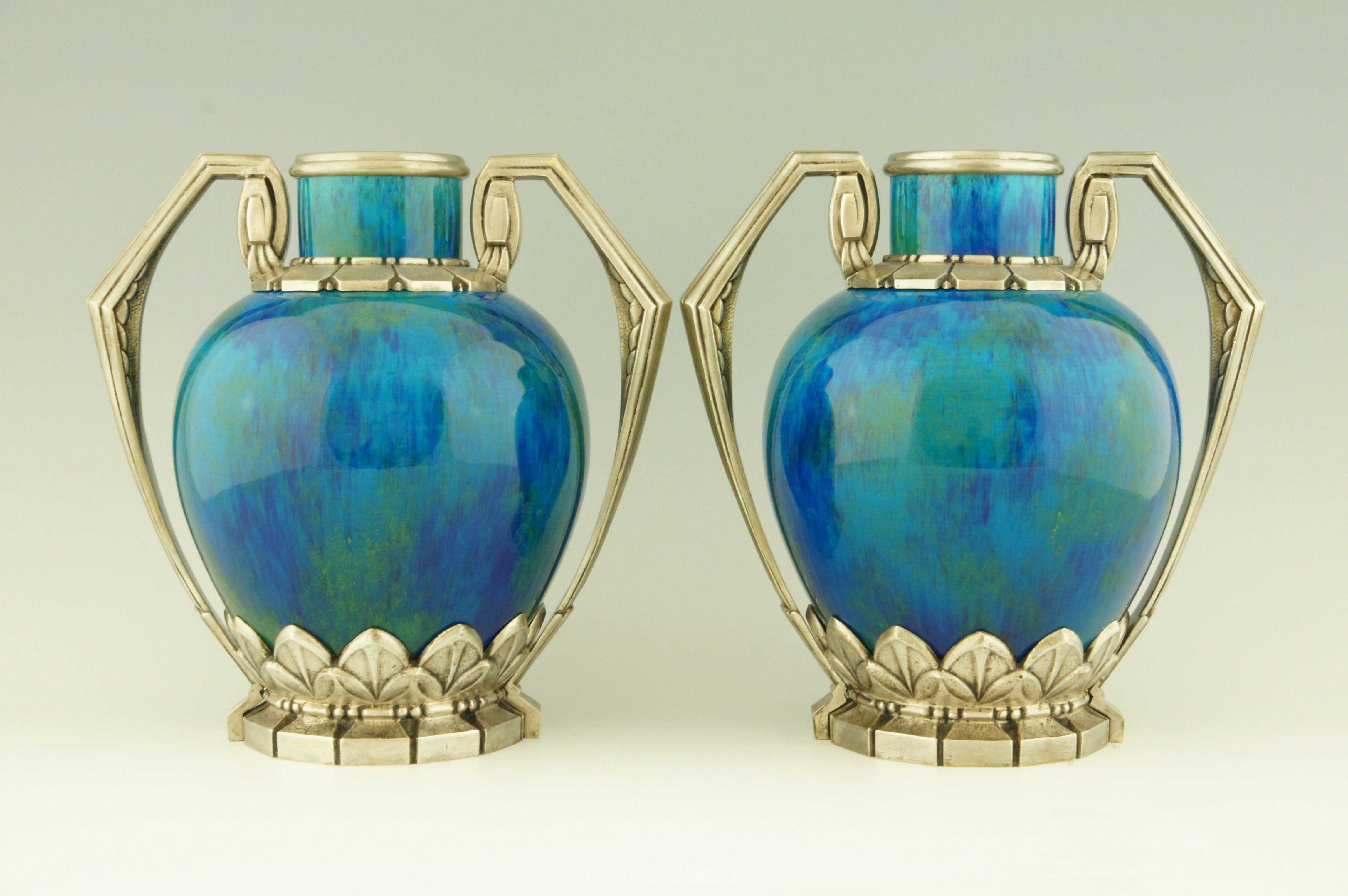 Pair of Art Deco Vases by Paul Milet For Sevres