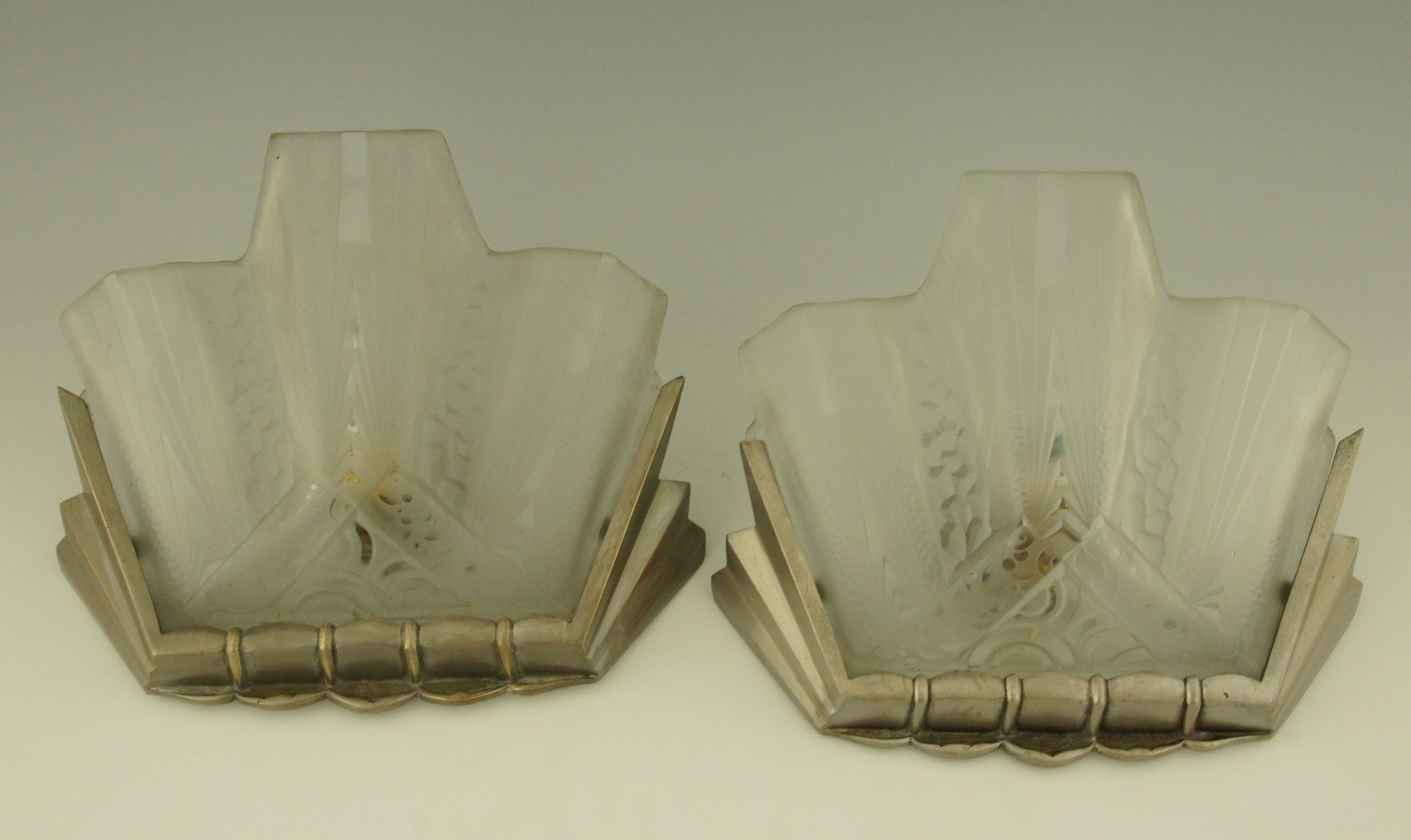 A Pair of Müller Frères Art Deco Wall Lights or Sconces