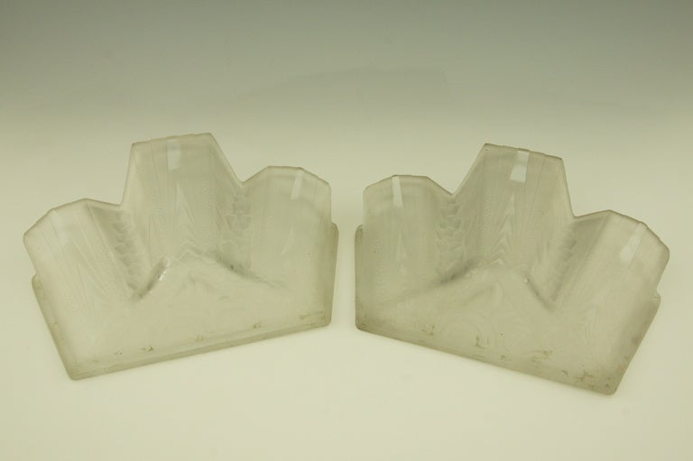 A Pair of Müller Frères Art Deco Wall Lights or Sconces 2