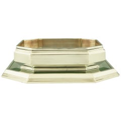 Art Deco Flower Dish with Matching Mirror Plateau by Wiskemann