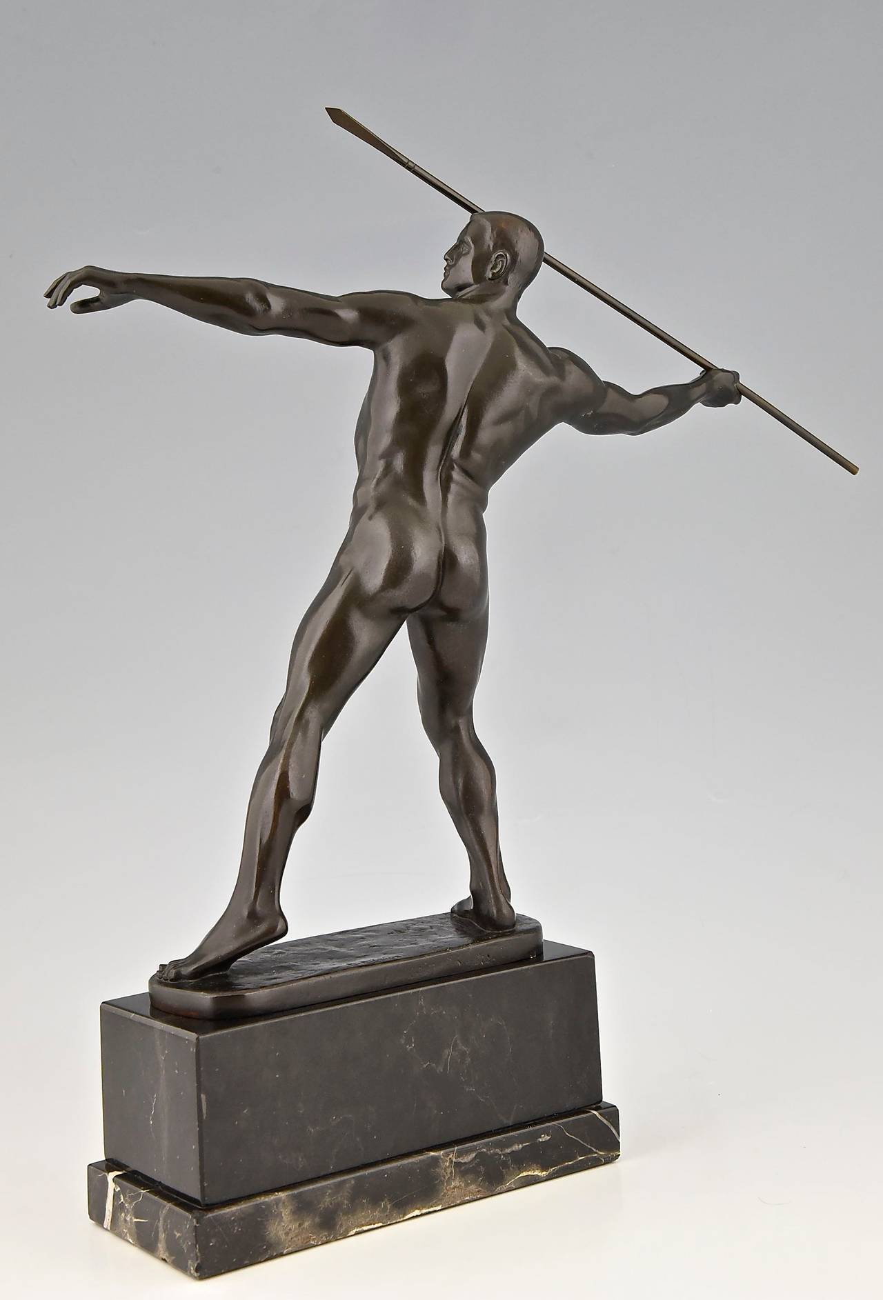 art deco male sculpture