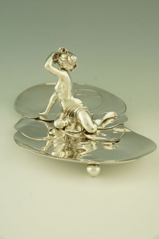 German Art Nouveau silver plated sweet and fruit dish by WMF