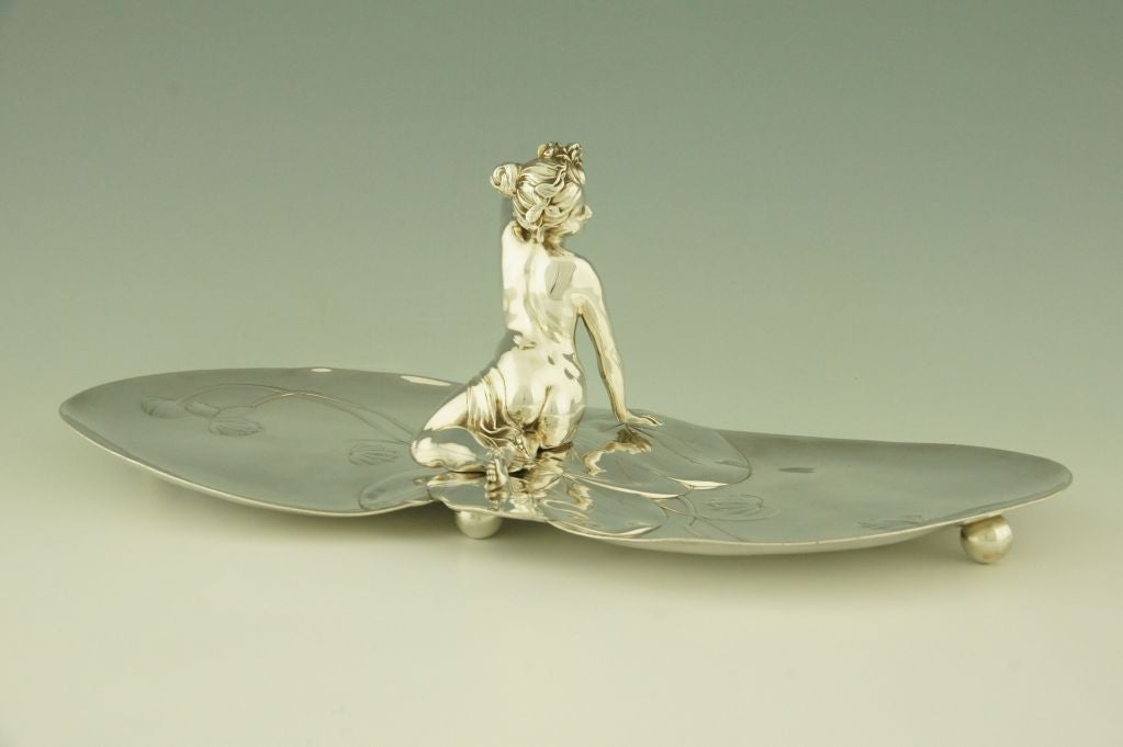 Art Nouveau silver plated sweet and fruit dish by WMF In Good Condition In Antwerp, BE