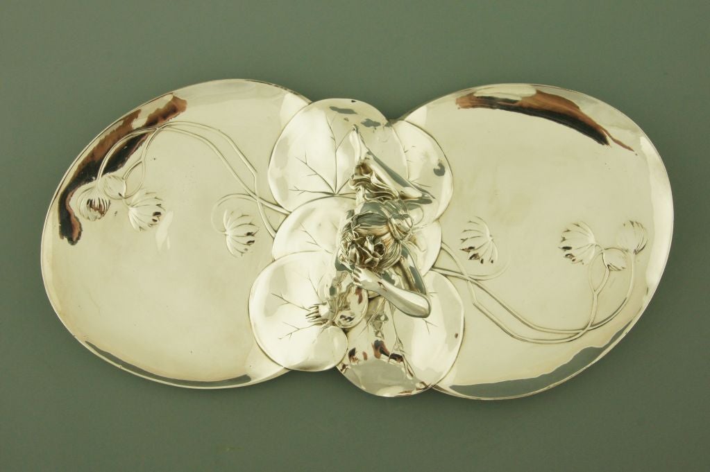 Art Nouveau silver plated sweet and fruit dish by WMF 1