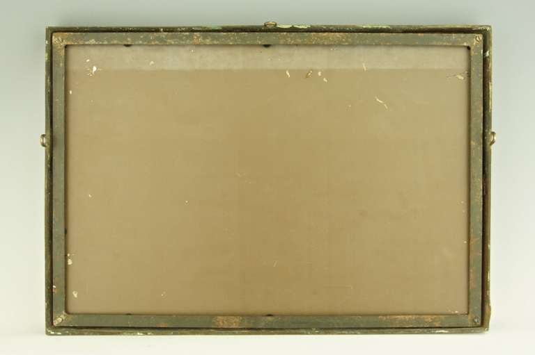Bronze Art Nouveau Mirror with Bathing Nudes by Henri Levasseur 1