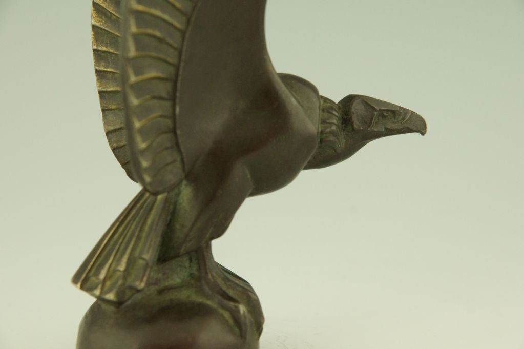 Art Deco Car Mascot of a Vulture by Max Le Verrier 2