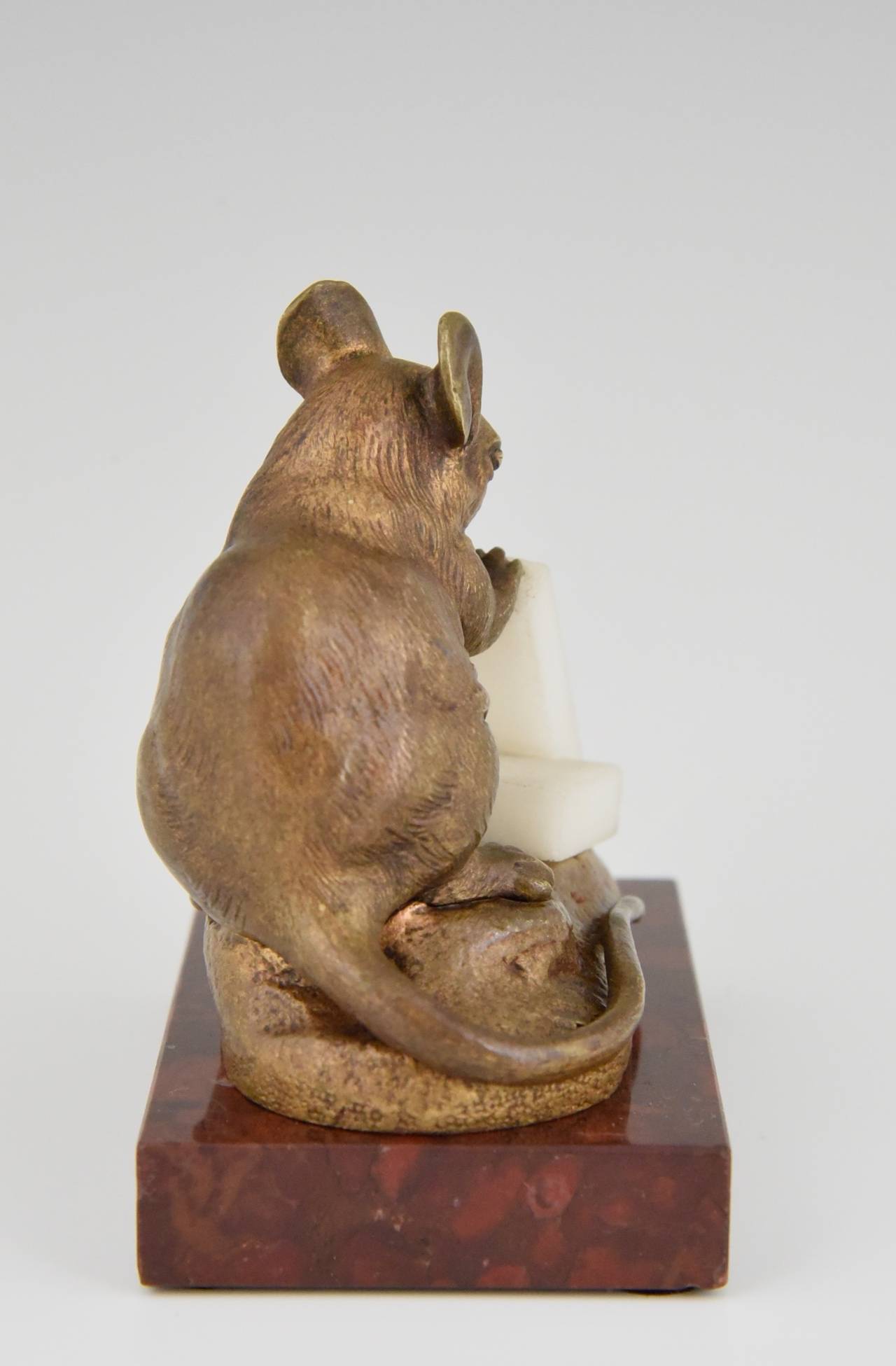 bronze mouse sculptures