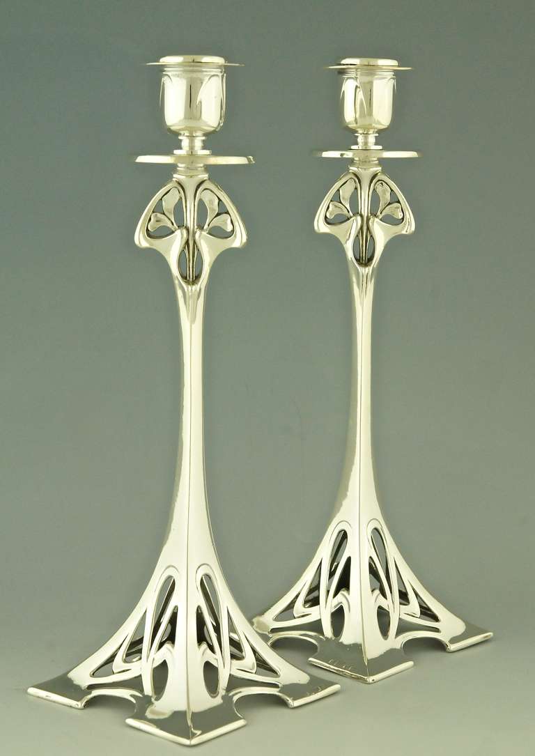 wmf kerzenleuchter jugendstil