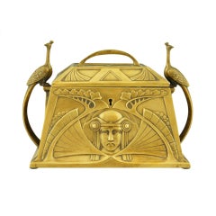Art Nouveau jewelry box by WMF