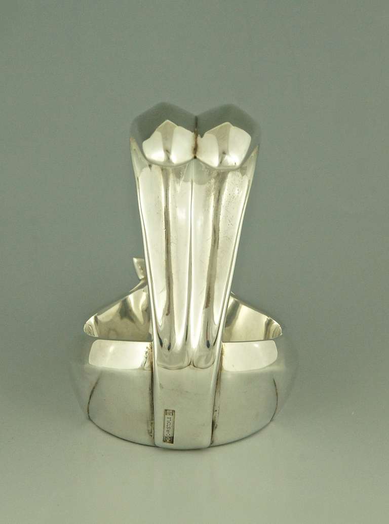 Silver Plate Art Deco Nut Dish in the Form of a Cubist Style Squirrel by Christofle