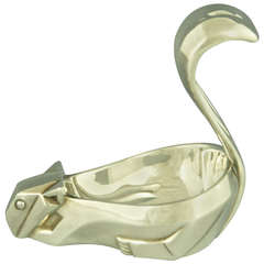 Art Deco Nut Dish in the Form of a Cubist Style Squirrel by Christofle