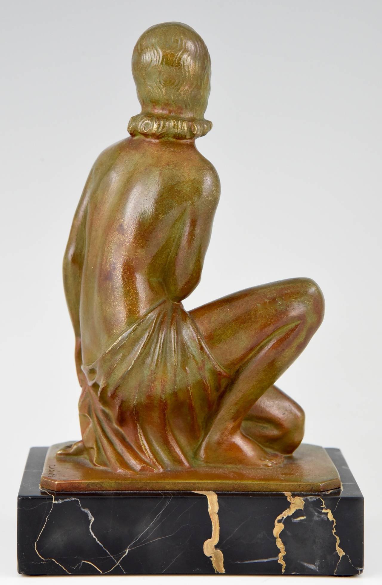 Art Deco Bronze Sculpture of a Nude by Kovats, 1925 Original In Good Condition In Antwerp, BE