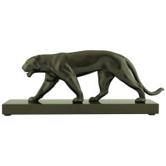 Art Deco walking Panther by Max Le Verrier, France.