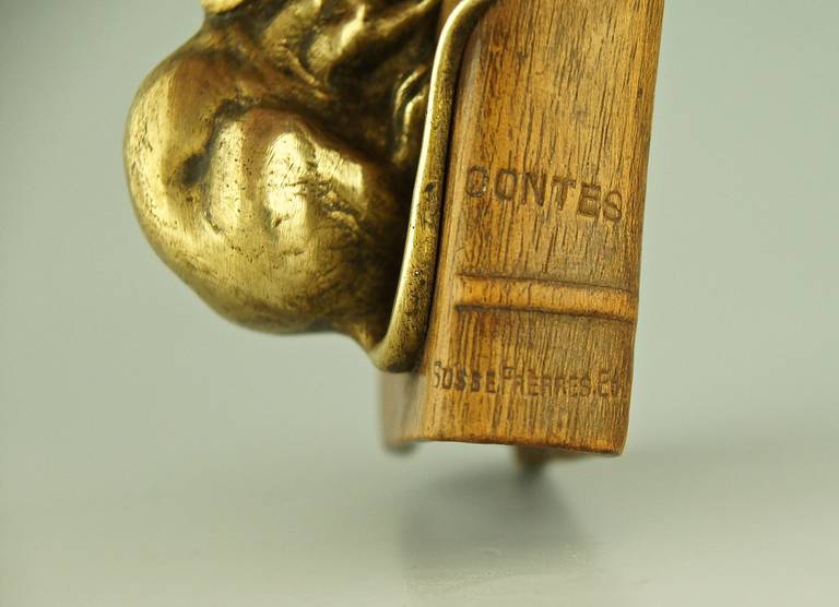 Antique Bronze of a Mouse on a Book by L. Carvin, Susse Freres, circa 1900 3