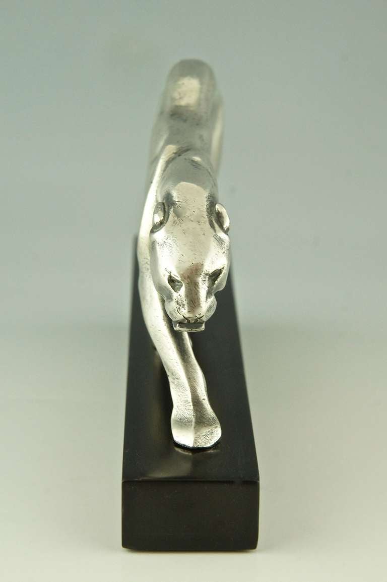 Art Deco Bronze of Walking Panther by Maurice Prost for Susse Freres 1925 2
