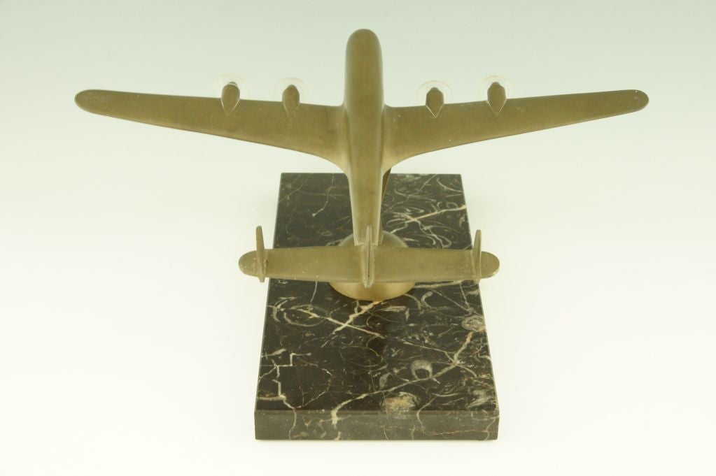 Art Deco Original Large Desk Model of the Constellation Airplane