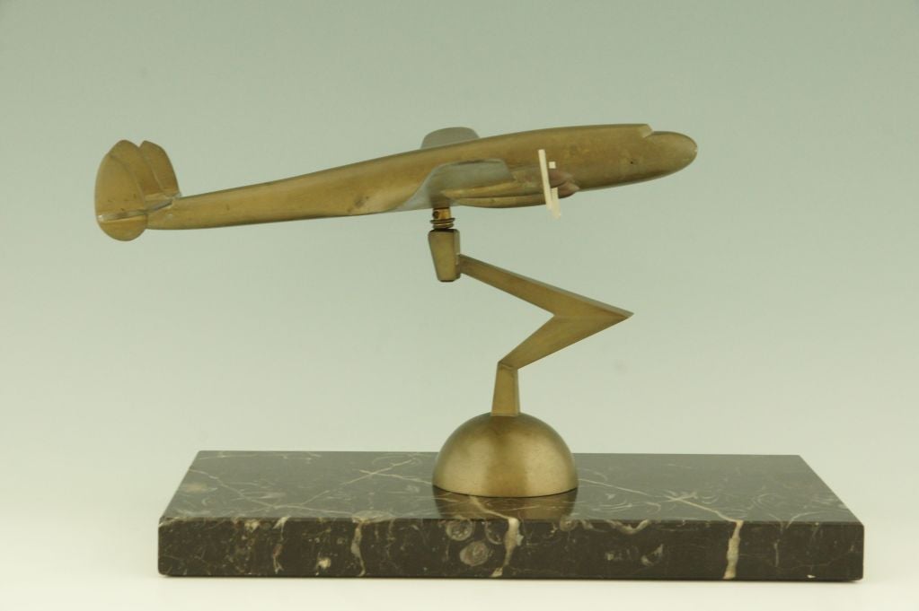 French Original Large Desk Model of the Constellation Airplane
