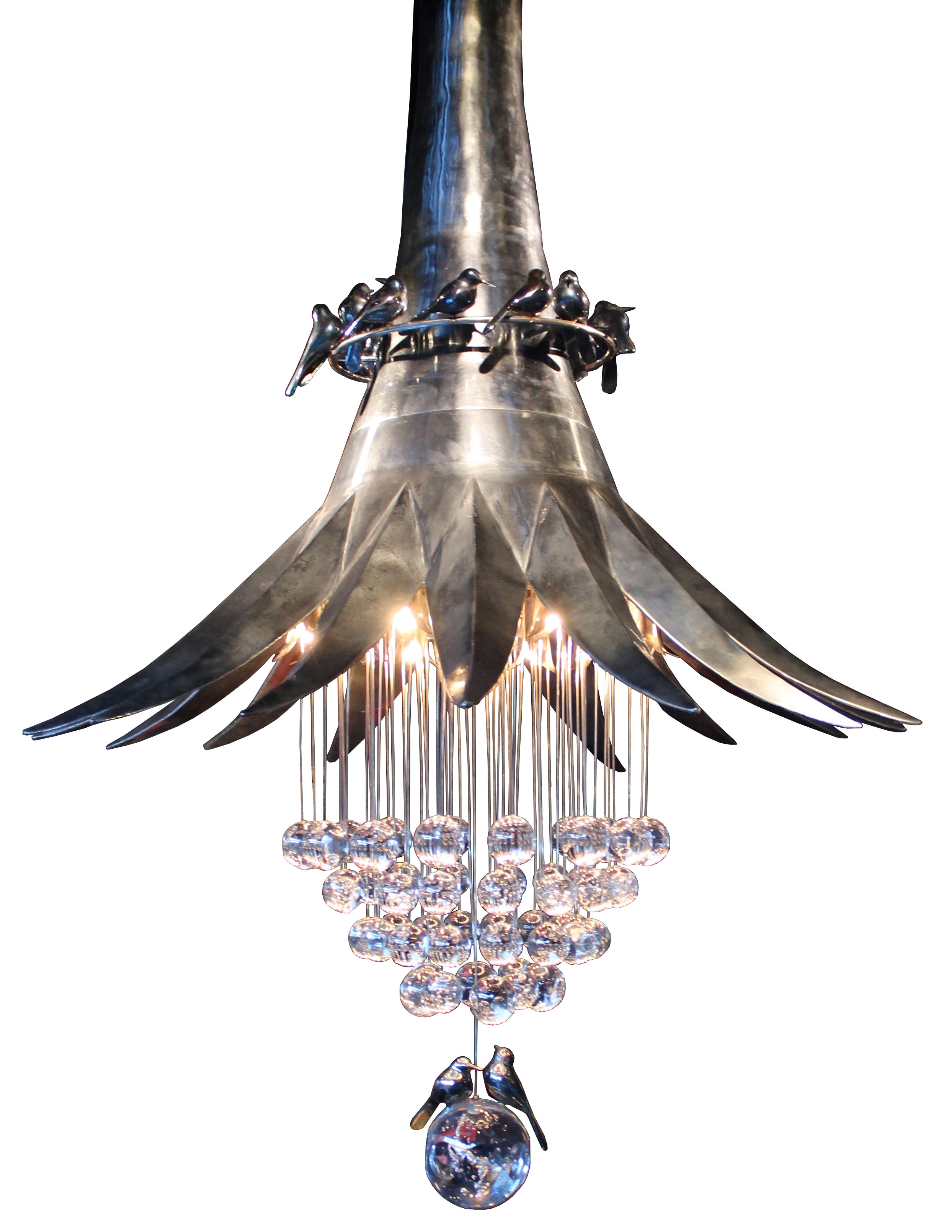 Rene Broissand Pagoda Chandelier