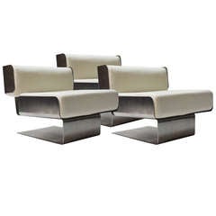 Set of chairs by Gianni Moscatelli for Forma Nova