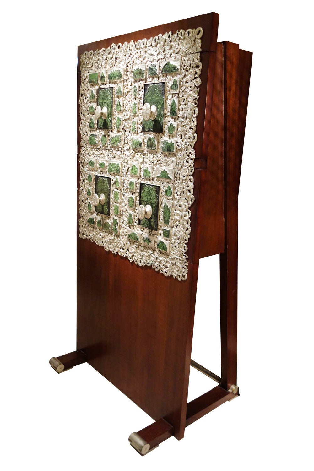 Extraordinary Cabinet by Hubert Le Gall In Good Condition In Brussels, BE