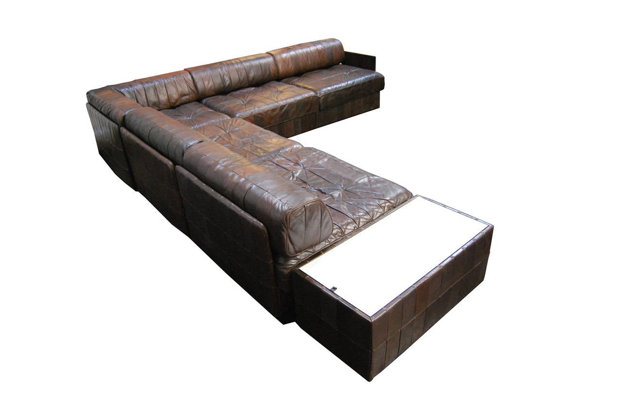 Leather Sofa by De Sede 1