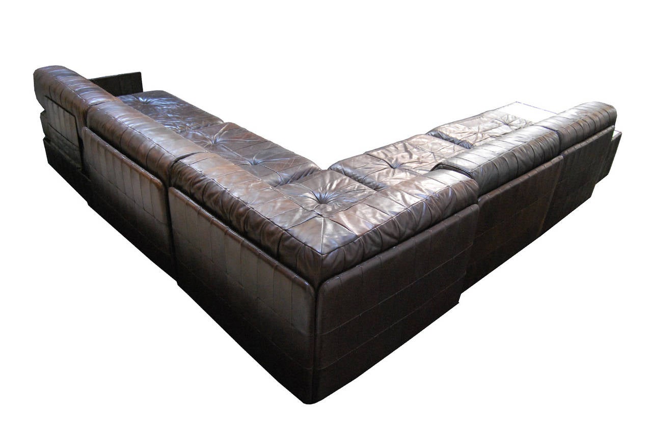 Patchwork Leather Sofa by De Sede
