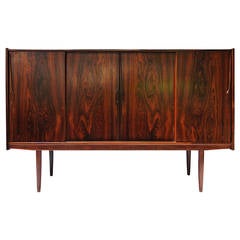Rosewood Dresser with Four Sliding Doors