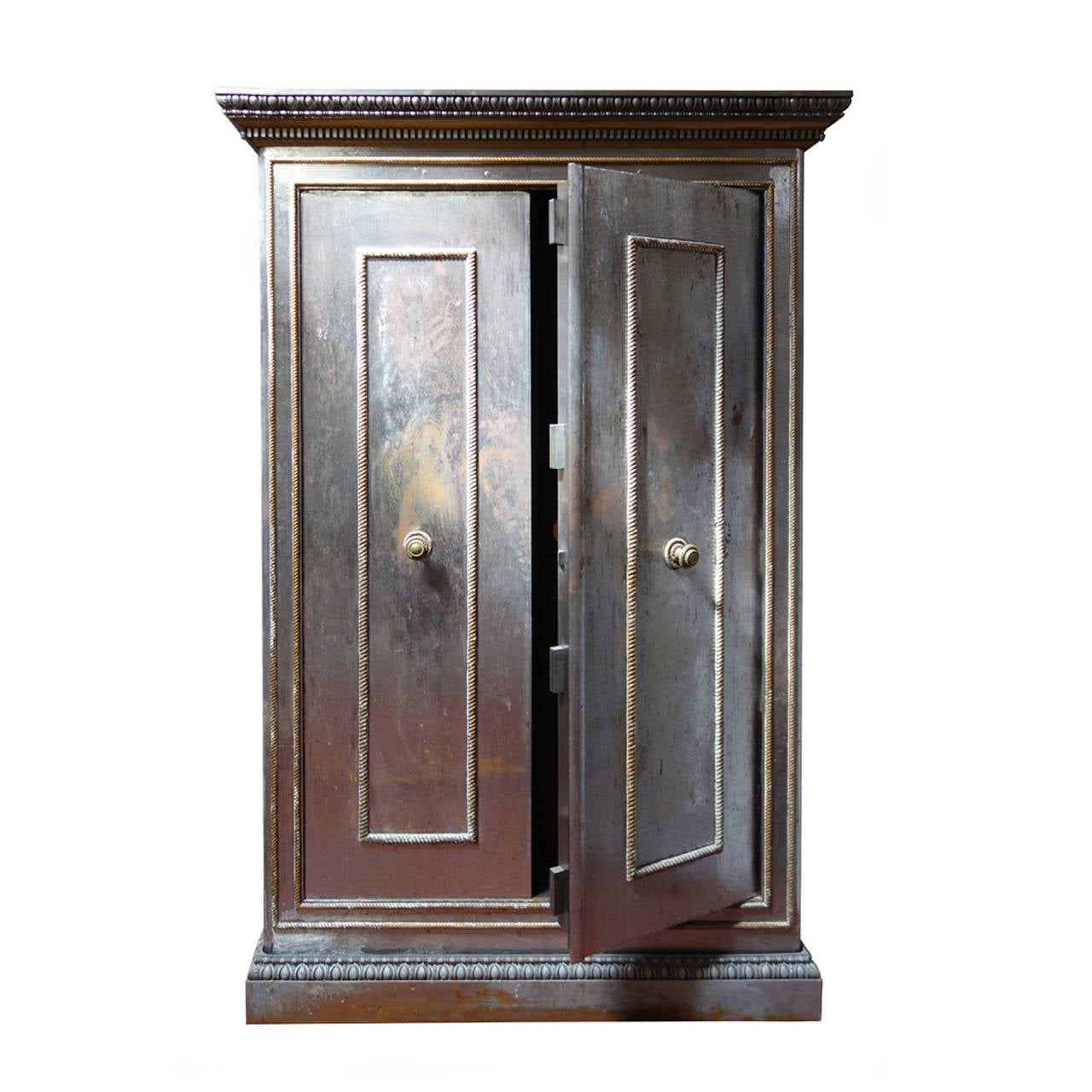 French Very Large Cast Iron Safe by Fichet