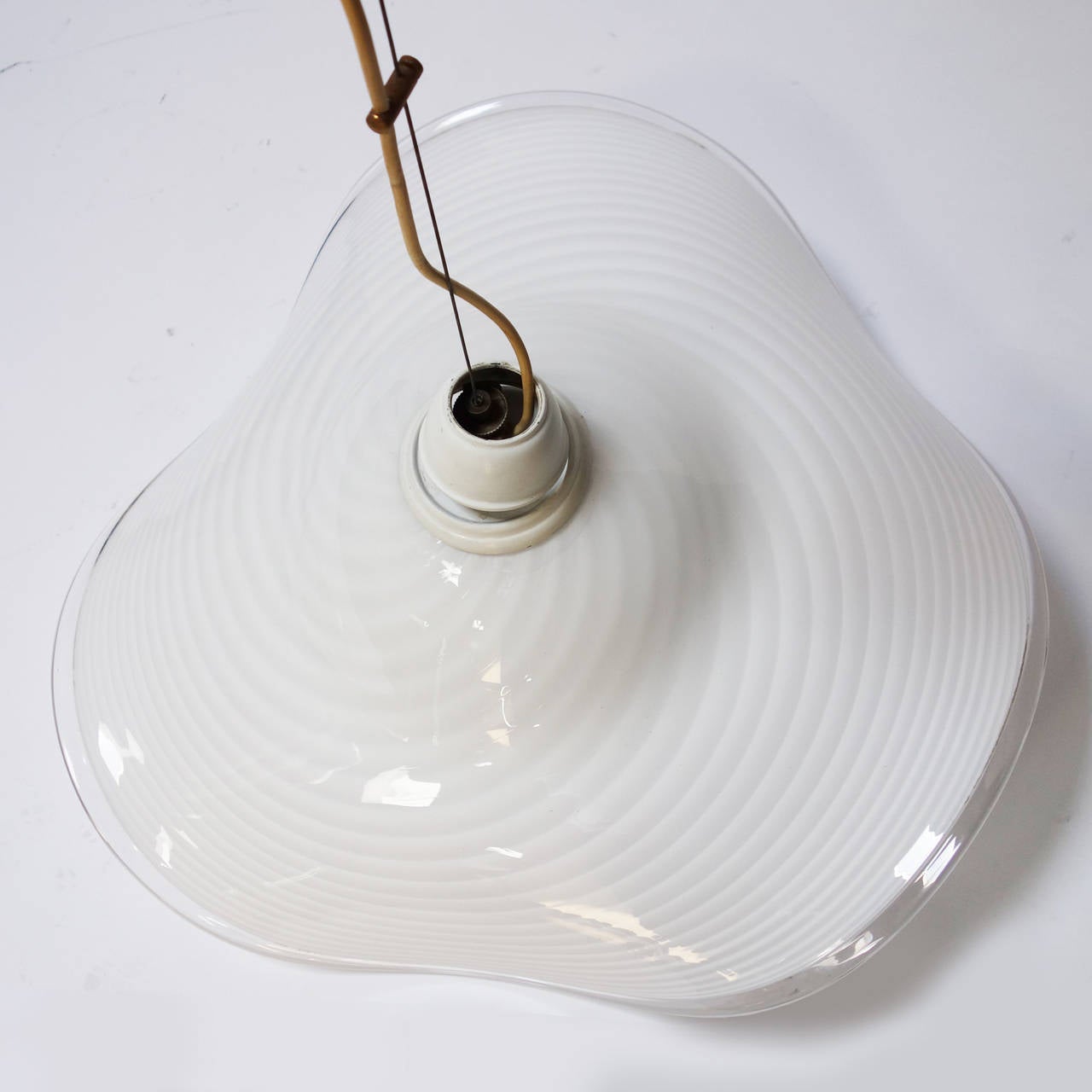 Mid-20th Century Superb Murano Glass Hanging Fixture