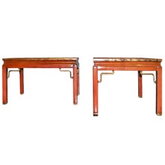 Pair Of Coffee Tables By Maison Jansen