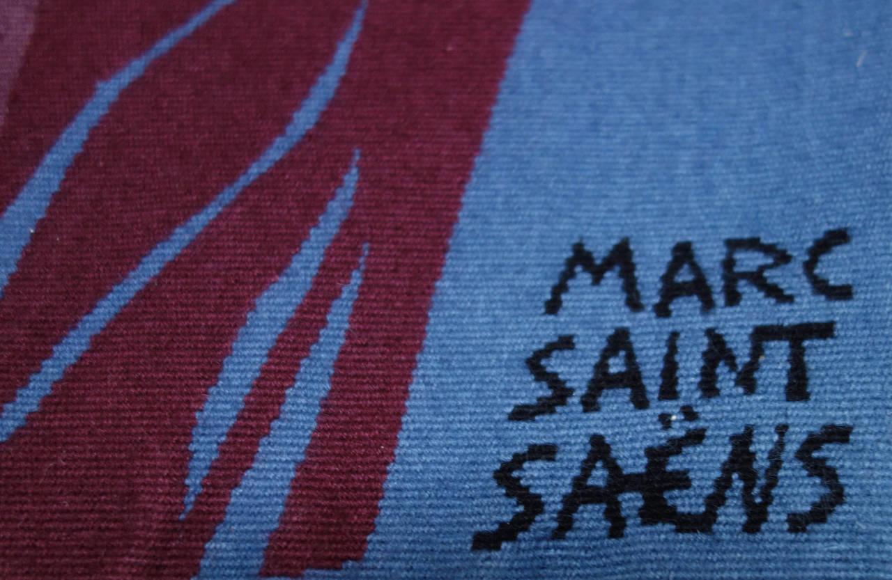 Tapisserie en laine "Clair de Lune" de Marc Saint-Saëns