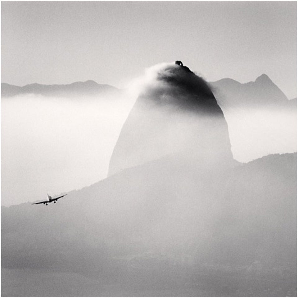 "Plane and Sugar Loaf Mountain, rio de Janeiro, Brazil" by Michael Kenna