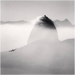 "Plane and Sugar Loaf Mountain, rio de Janeiro, Brazil" by Michael Kenna