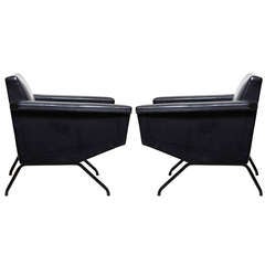 Pair Of Trelax Armchairs By Pierre Guariche