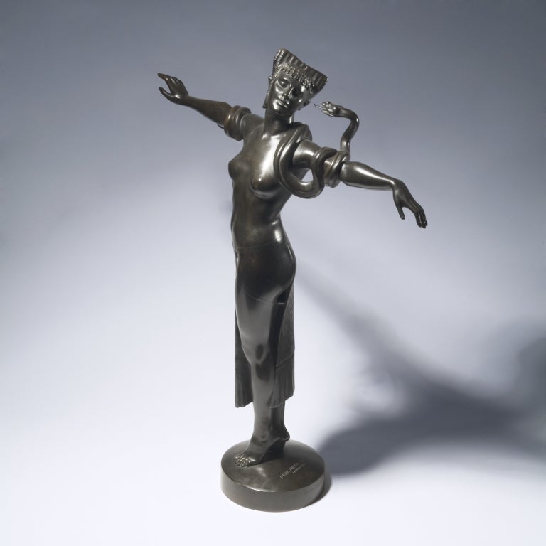 Arthur Bock - The Sensuality or Cleopatra Art nouveau bronze